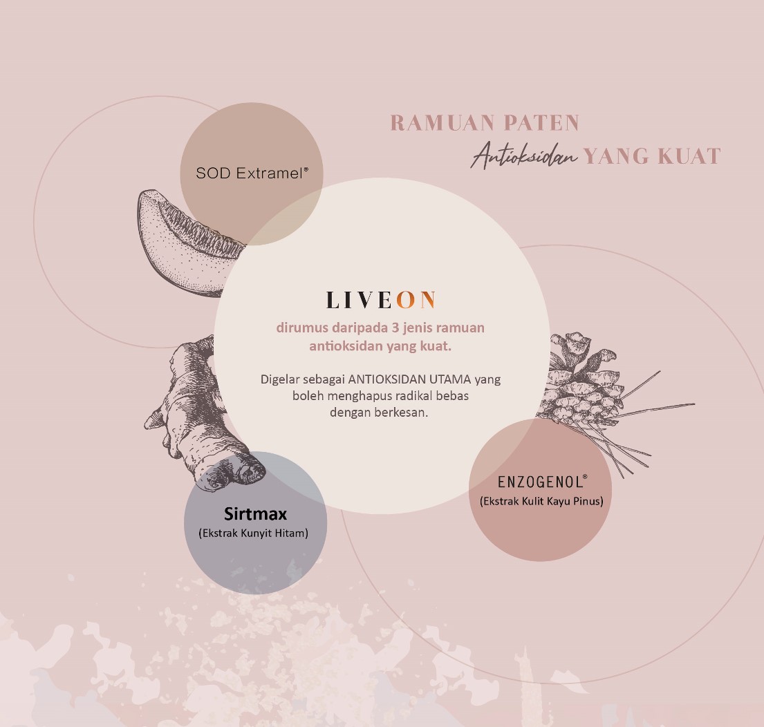 LIVEON - SOD extramel Enzogenol Sirtmax